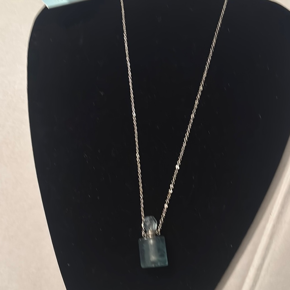 Green Flourite potion bottle necklace